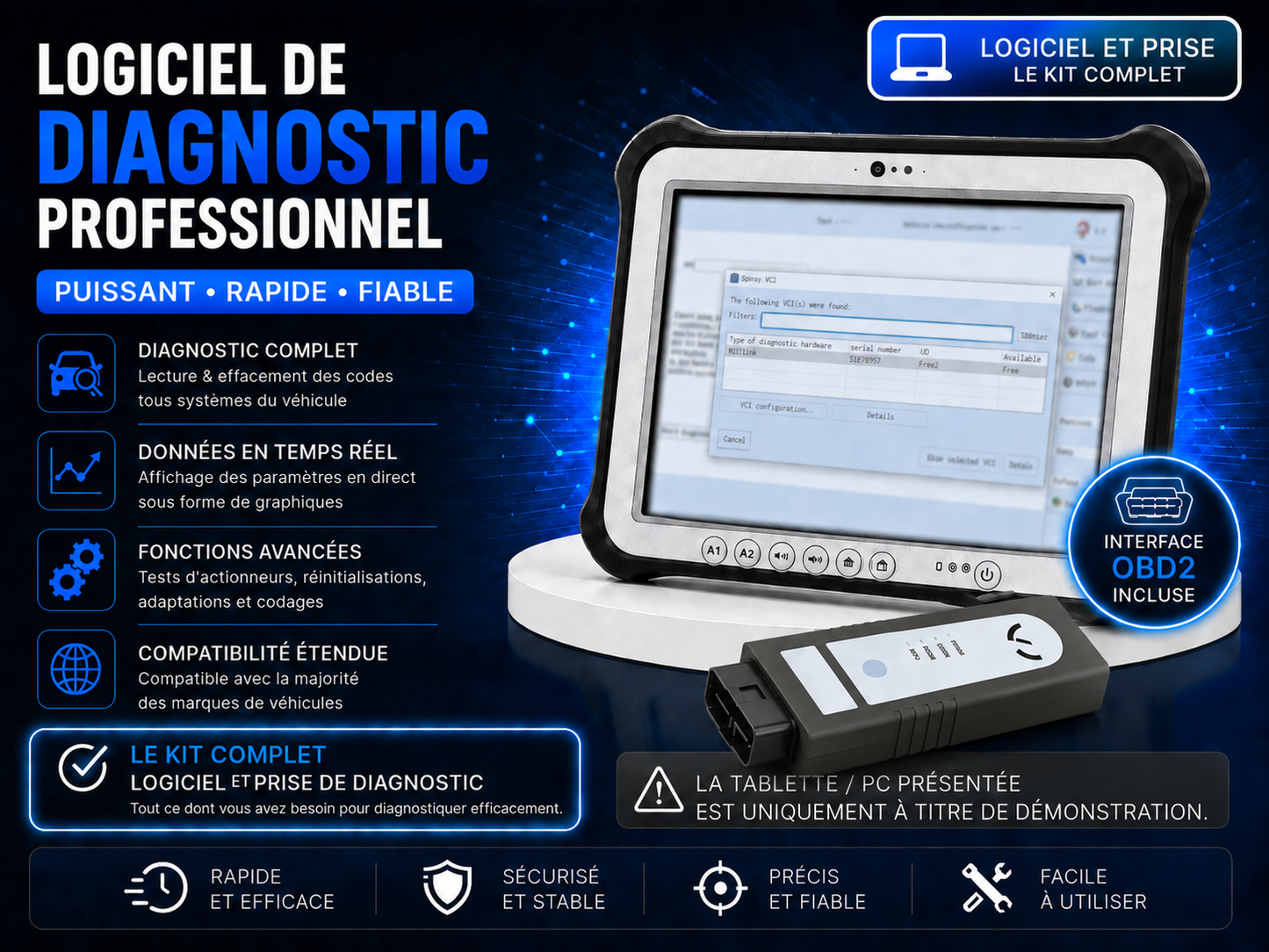 Outils de Diagnostics Odis 18 24 Avec OBD