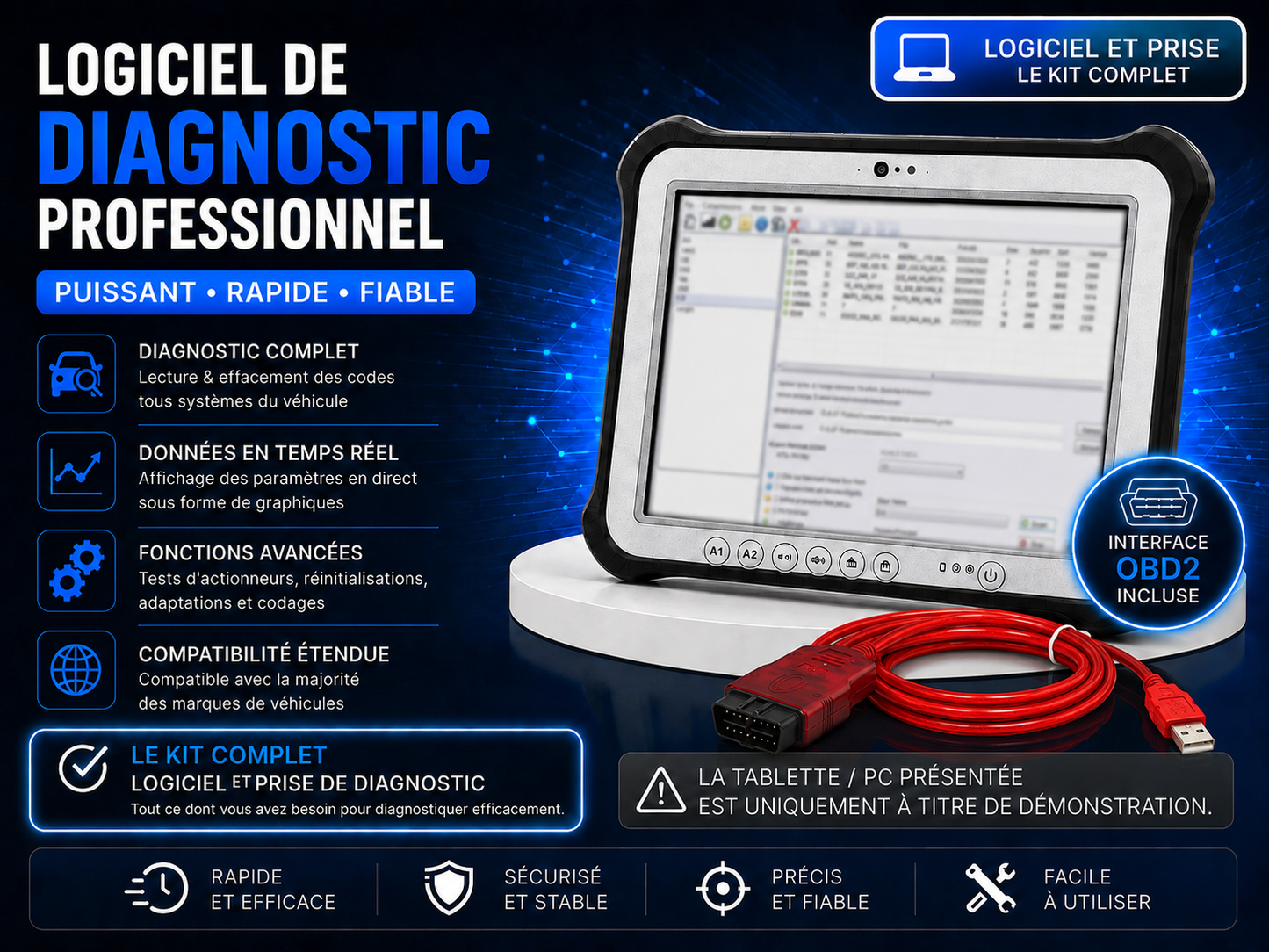 Outils de Diagnostics Renolink 2.11 Avec OBD