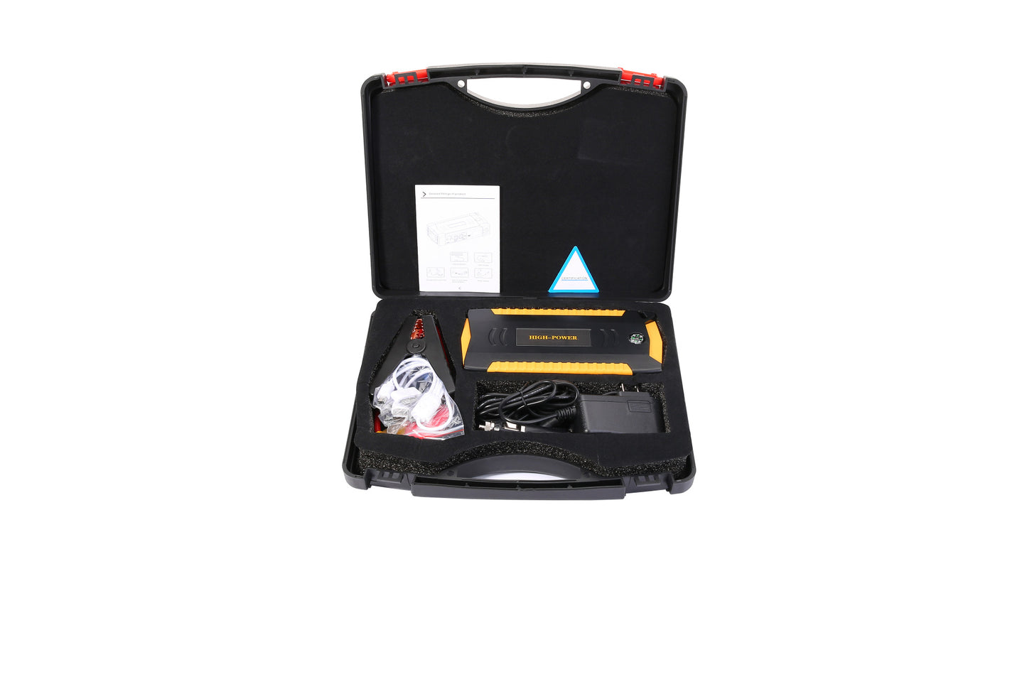 Booster Alimentation de démarrage d’urgence multifonction pour voiture, 12 V, avec fonction d’allumage et batterie externe mobile.