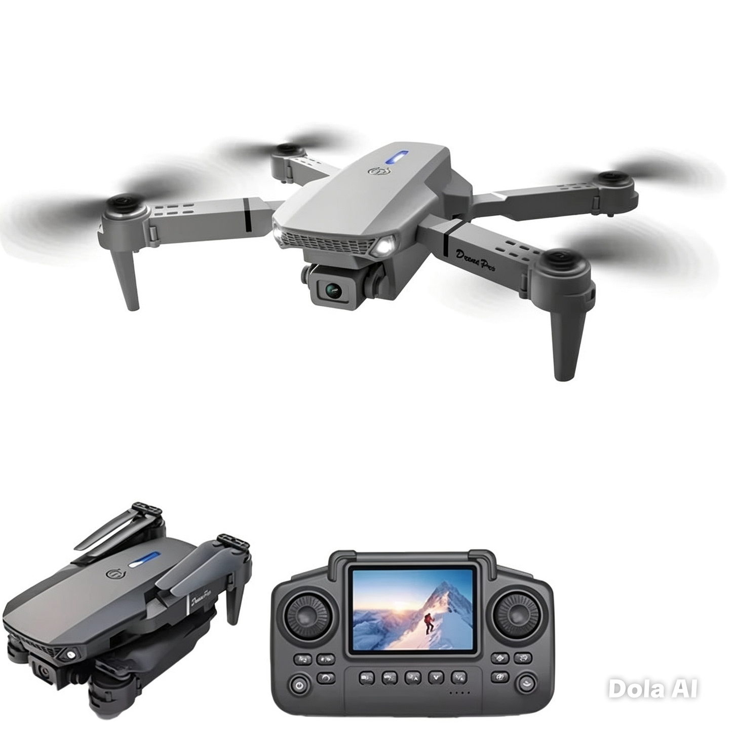 Drone 8K HD Double Caméra GPS Évitement d'Obstacles