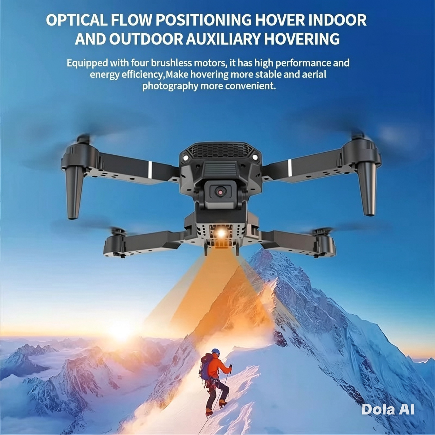 Drone 8K HD Double Caméra GPS Évitement d'Obstacles