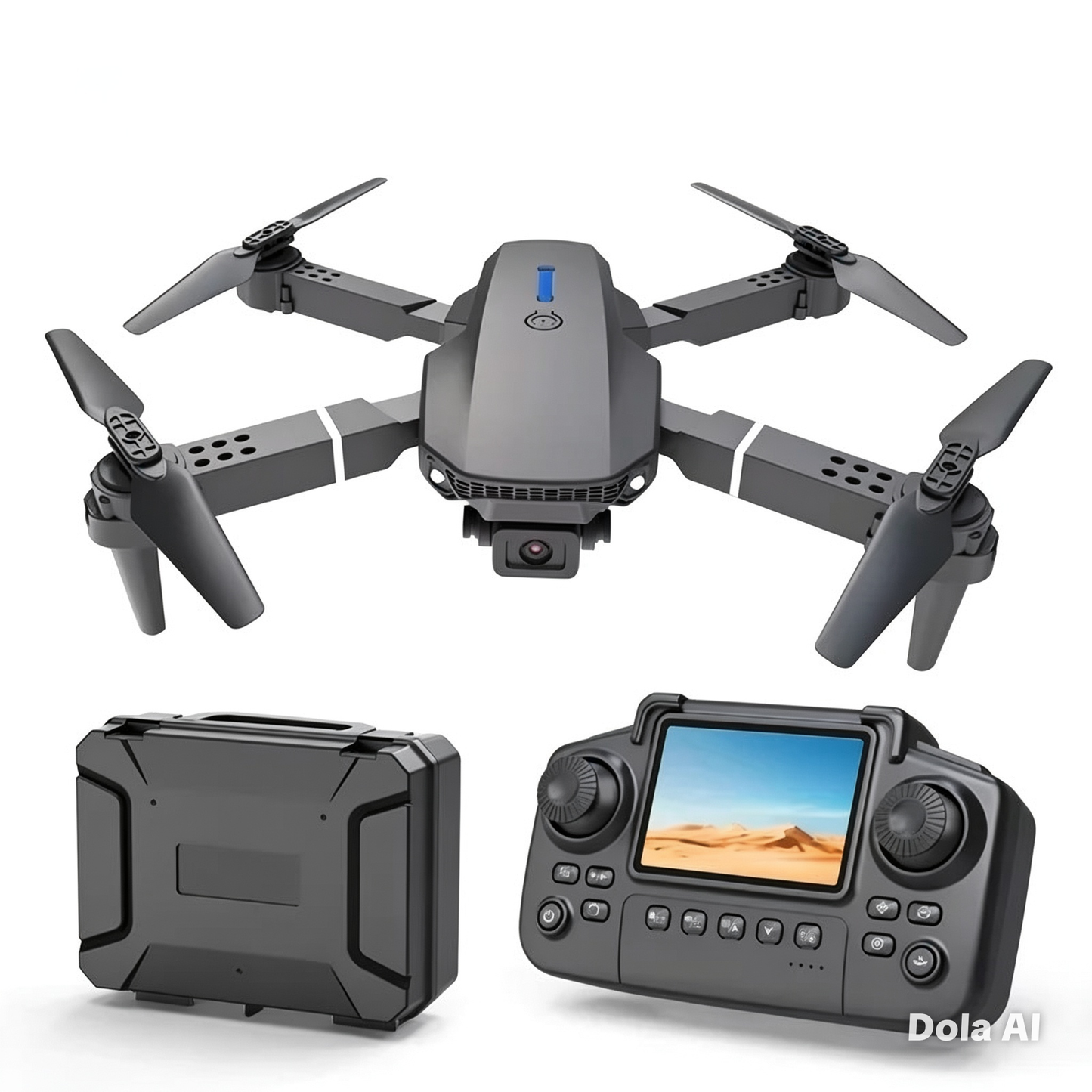 Drone 8K HD Double Caméra GPS Évitement d'Obstacles