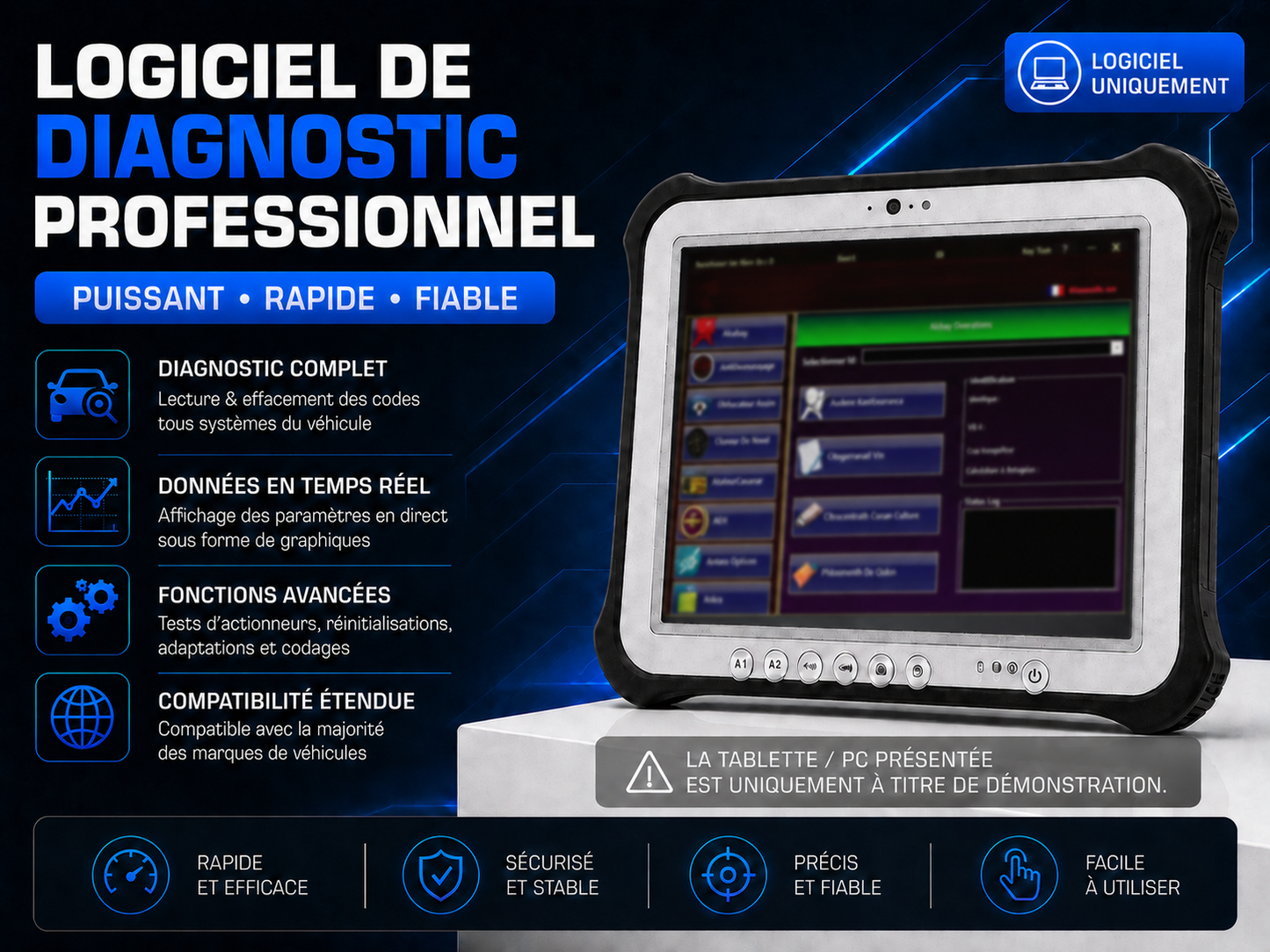 Outils de Diagnostics Easy Renault Dacia 6.1.4 Sans OBD