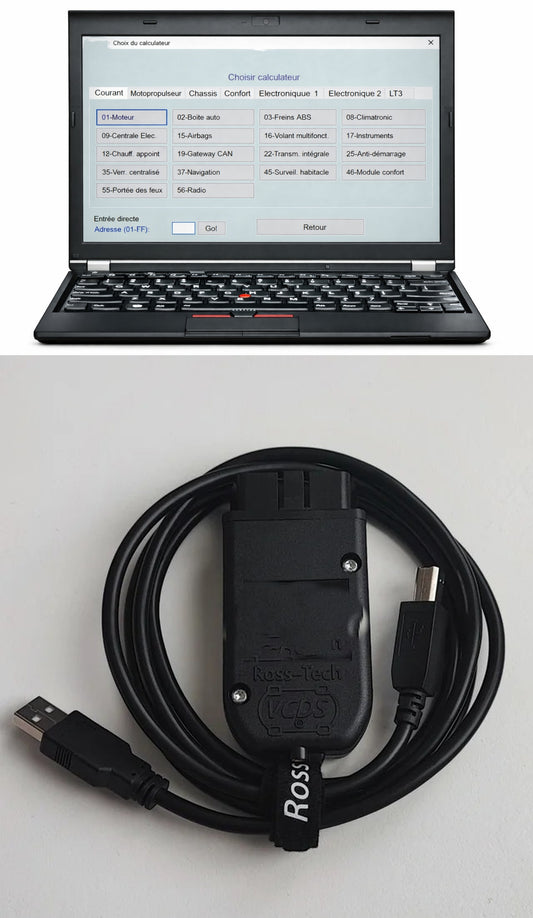 Générique Vçds Hex v2 25.3 Avec OBD 2017